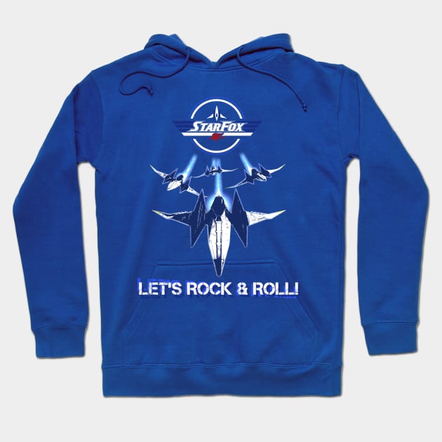 Star Fox: Let's rock and roll Hoodie by Bolivian_Brawler